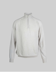 Patrick Hellmann Collection 100% Cashmere White Sweater  thumbnail